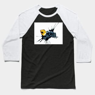 "Fantastic Dad" N. Fantastica Dart Frog & Tadpole Watercolor Baseball T-Shirt